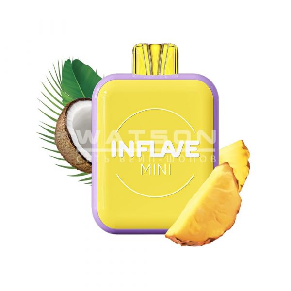 Электронная сигарета INFLAVE MINI 1000 Pineapple Coconut (Ананас Кокос) - Купить с доставкой в Красногорске