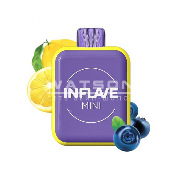 Электронная сигарета INFLAVE MINI 1000 Blueberry Lemon (Черника Лимон) - Купить с доставкой в Красногорске