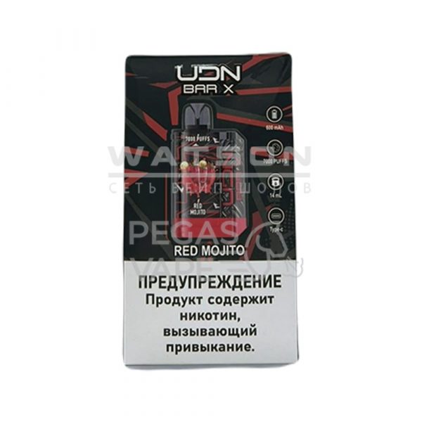 Электронная сигарета UDN BAR X3 7000 (Мохито) - Купить с доставкой в Красногорске