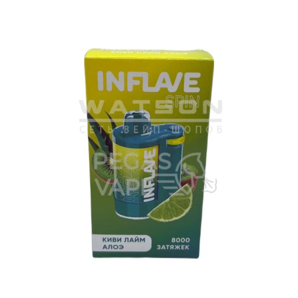 Электронная сигарета INFLAVE SPIN 8000 (Киви лайм алое) - Купить с доставкой в Красногорске