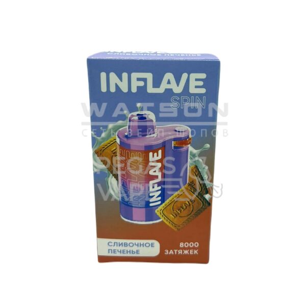 Электронная сигарета INFLAVE SPIN 8000 (Сливочное печенье) - Купить с доставкой в Красногорске