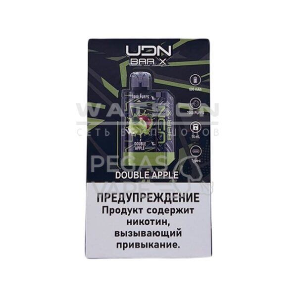 Электронная сигарета UDN BAR X3 7000 (Двойное яблоко) - Купить с доставкой в Красногорске