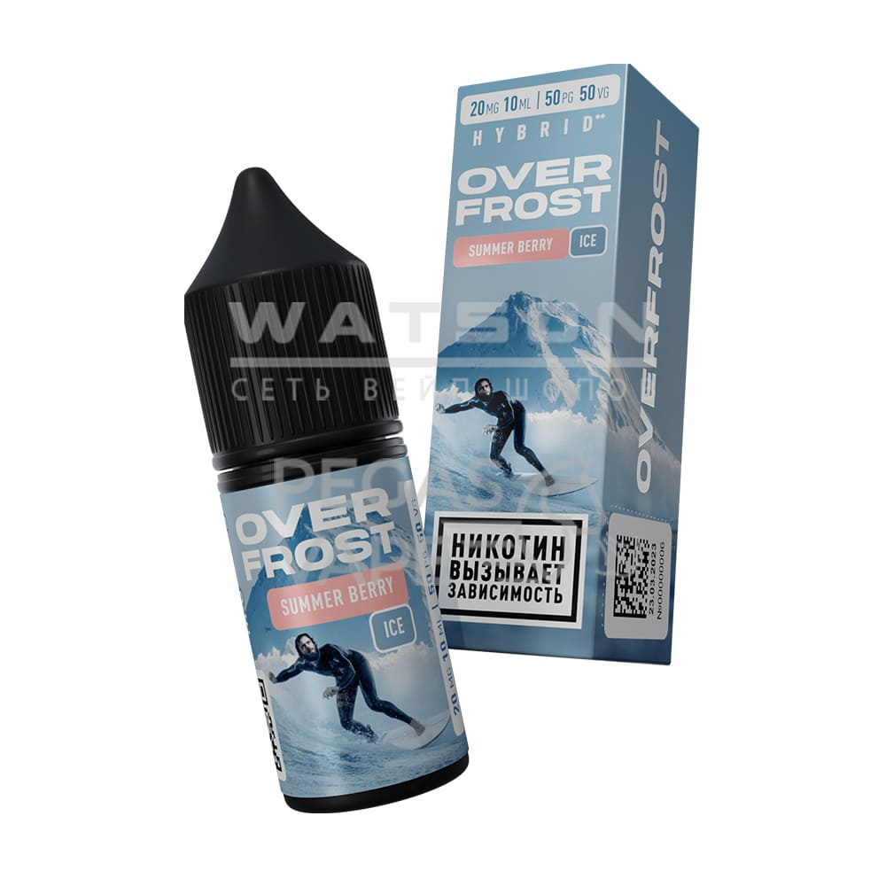 Жидкость OVERFROST HYBRID (Клубника черника мята лед max) 30 мл 2% (20 мг/мл) Жидкость OVERFROST HYBRID (Клубника черника мята лед max) 30 мл 2% (20 мг/мл) - Купить с доставкой в Красногорске