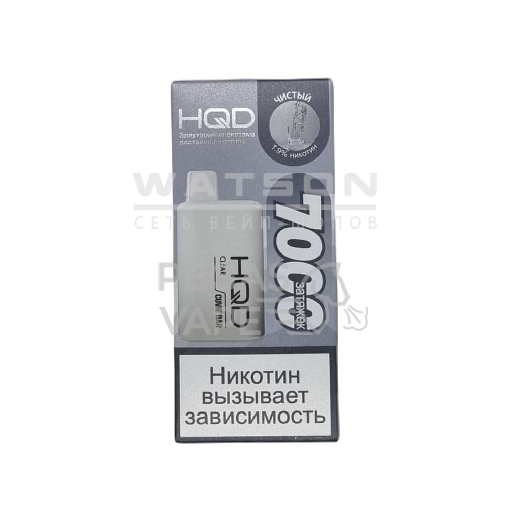 Электронная сигарета HQD Cuvie Bar 7000 (Чистый) Электронная сигарета HQD Cuvie Bar 7000 (Чистый) - Купить с доставкой в Красногорске