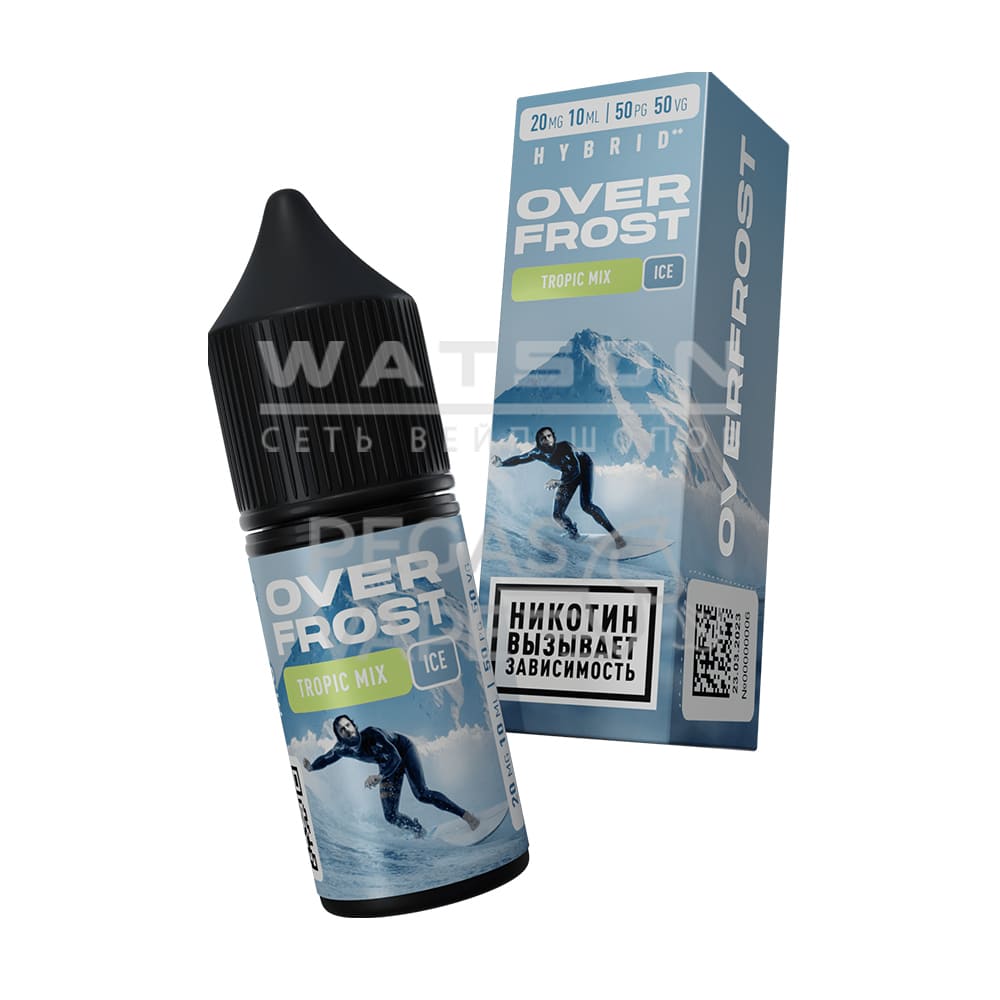 Жидкость OVERFROST HYBRID (Зеленое яблоко-личи персик max) 30 мл 2% (20 мг/мл) Жидкость OVERFROST HYBRID (Зеленое яблоко-личи персик max) 30 мл 2% (20 мг/мл) - Купить с доставкой в Красногорске