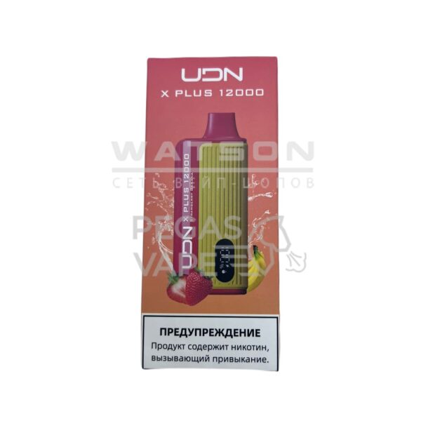 Электронная сигарета UDN X PLUS 12000 (Клубника банан) - Купить с доставкой в Красногорске