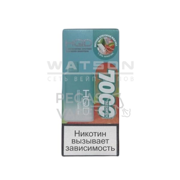 Электронная сигарета HQD Cuvie Bar 7000 (Мятная арбузная жвачка) - Купить с доставкой в Красногорске