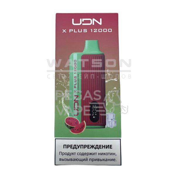 Электронная сигарета UDN X PLUS 12000 (Ледяной арбуз) - Купить с доставкой в Красногорске