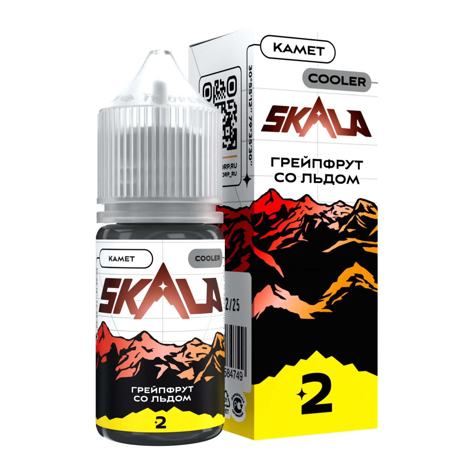 Жидкость SKALA Salt Камет (Грейпфрут со льдом) 30 мл 2% (20 мг/мл) Жидкость SKALA Salt Камет (Грейпфрут со льдом) 30 мл 2% (20 мг/мл) - Купить с доставкой в Красногорске