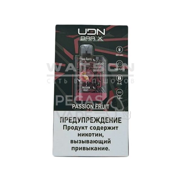 Электронная сигарета UDN BAR X3 7000 (Маракуйя фрукт) - Купить с доставкой в Красногорске