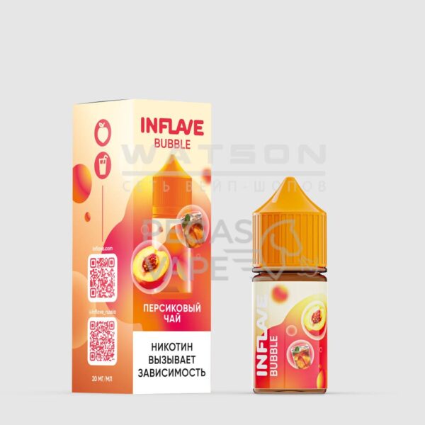 Жидкость INFLAVE BUBBLE (Персиковый чай) 30 мл 2% (20 мг/мл) - Купить с доставкой в Красногорске