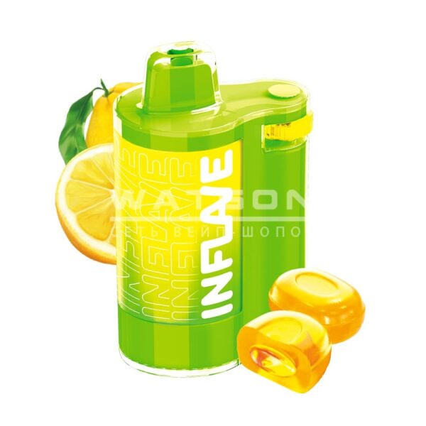 Электронная сигарета INFLAVE SPIN 8000 Lemon Lollipops (Лимонные леденцы) - Купить с доставкой в Красногорске