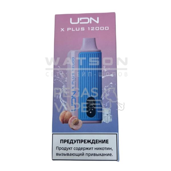 Электронная сигарета UDN X PLUS 12000 (Сочный персик) - Купить с доставкой в Красногорске