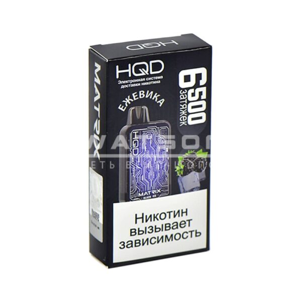 Электронная сигарета HQD MATRIX 6500 (Ежевика) - Купить с доставкой в Красногорске