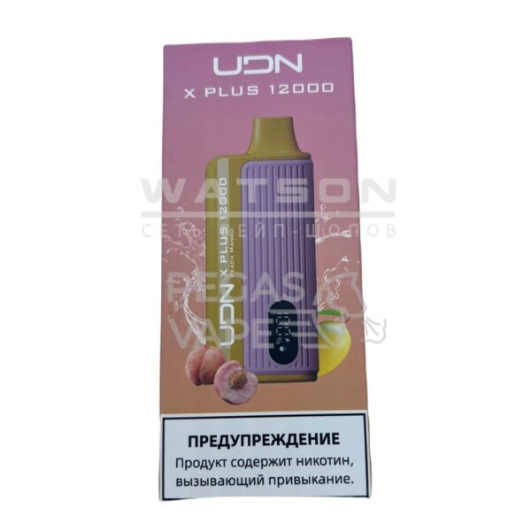 Электронная сигарета UDN X PLUS 12000 (Персик манго) - Купить с доставкой в Красногорске