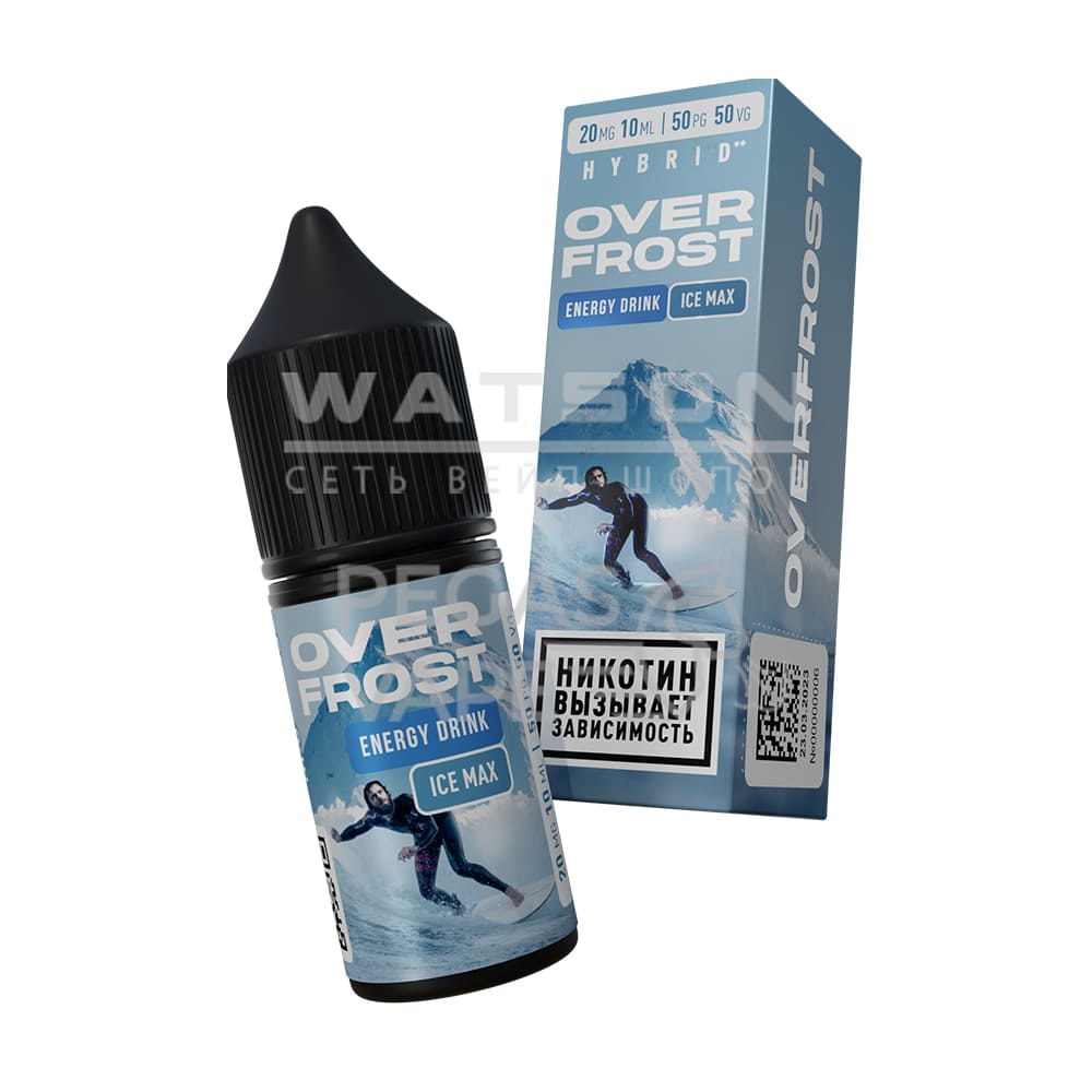 Жидкость OVERFROST HYBRID (Энергетик лед max) 30 мл 2% (20 мг/мл) Жидкость OVERFROST HYBRID (Энергетик лед max) 30 мл 2% (20 мг/мл) - Купить с доставкой в Красногорске