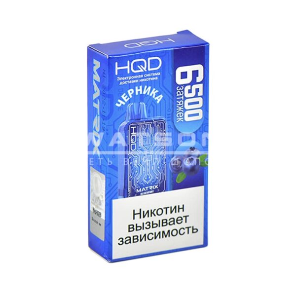 Электронная сигарета HQD MATRIX 6500 (Черника) - Купить с доставкой в Красногорске