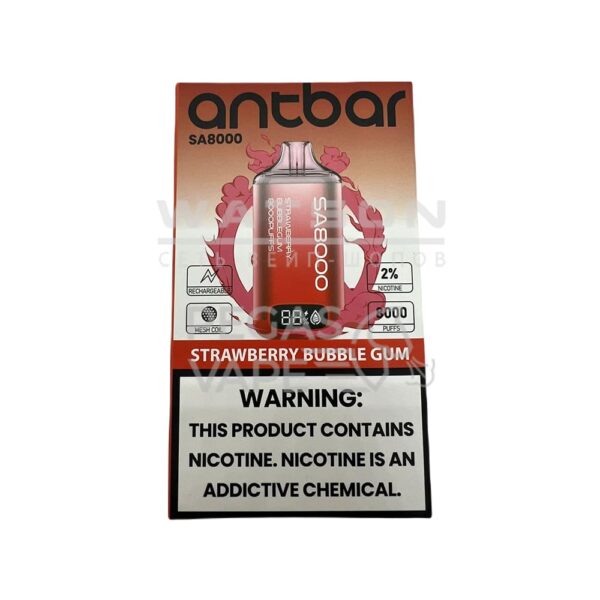 Электронная сигарета SMOANT ANT BAR SA 8000 (Клубничная жвачка) - Купить с доставкой в Красногорске
