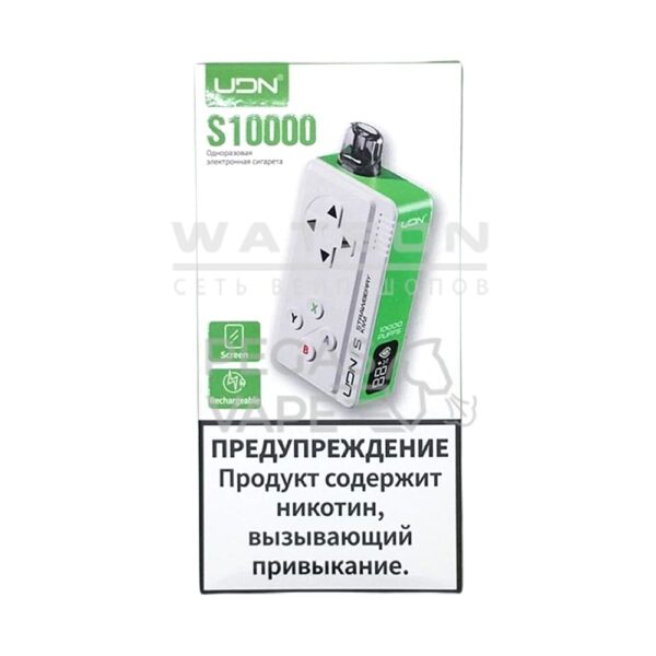 Электронная сигарета UDN S 10000 (Клубника киви) - Купить с доставкой в Красногорске