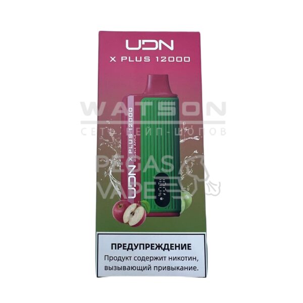 Электронная сигарета UDN X PLUS 12000 (Двойное яблоко) - Купить с доставкой в Красногорске