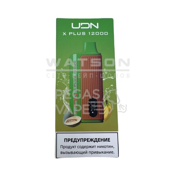 Электронная сигарета UDN X PLUS 12000 (Банан Дыня) - Купить с доставкой в Красногорске