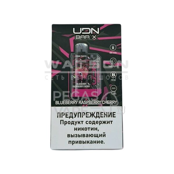 Электронная сигарета UDN BAR X3 7000 (Черника клубника вишня) - Купить с доставкой в Красногорске