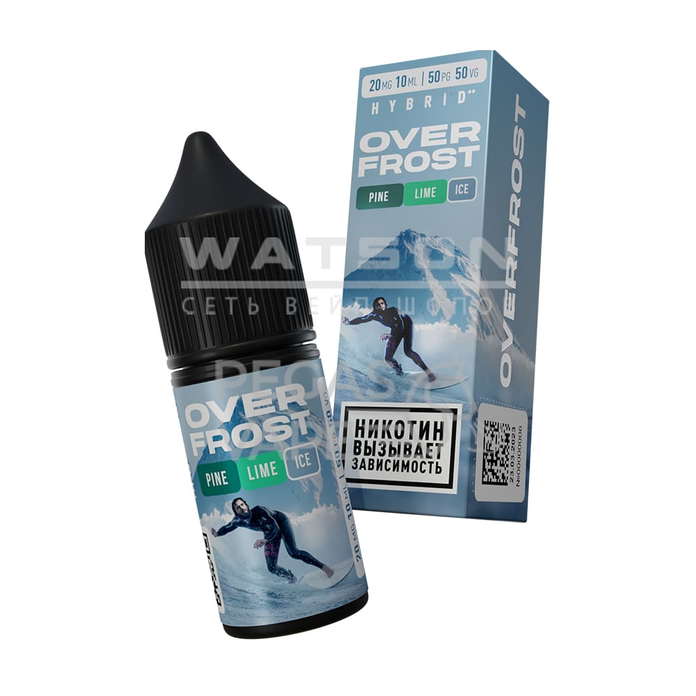 Жидкость OVERFROST HYBRID (Хвоя лайм лед max) 30 мл 2% (20 мг/мл) Жидкость OVERFROST HYBRID (Хвоя лайм лед max) 30 мл 2% (20 мг/мл) - Купить с доставкой в Красногорске