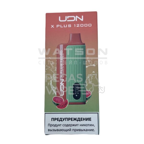 Электронная сигарета UDN X PLUS 12000 (Арбузная жвачка) - Купить с доставкой в Красногорске
