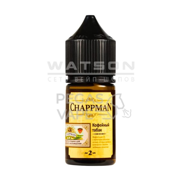Жидкость Chappman Salt (Кофейный табак) 30 мл 2% (20 мг/мл) - Купить с доставкой в Красногорске