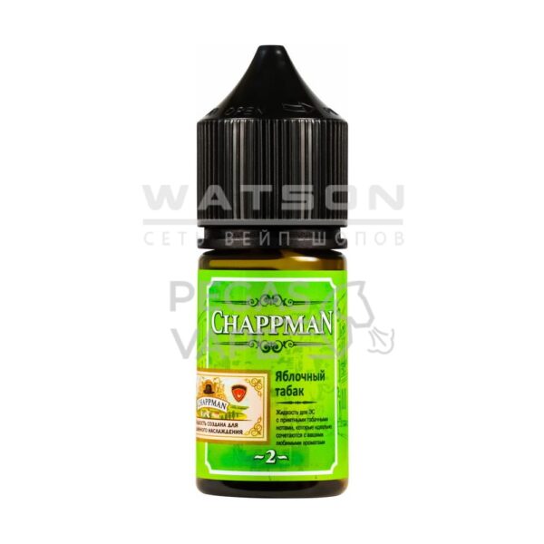 Жидкость Chappman Salt (Яблочный табак) 30 мл 2% (20 мг/мл) - Купить с доставкой в Красногорске