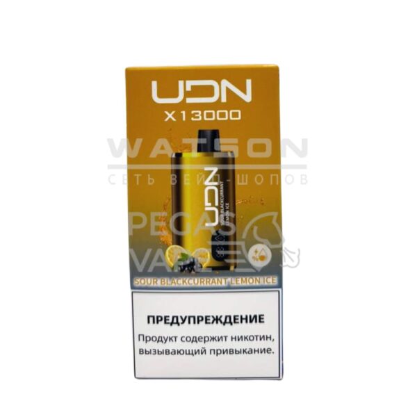 Электронная сигарета UDN BAR X 13000  (Кислая смородина с лимоном) - Купить с доставкой в Красногорске