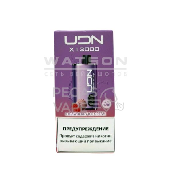 Электронная сигарета UDN BAR X 13000  (Клубничное мороженое) - Купить с доставкой в Красногорске
