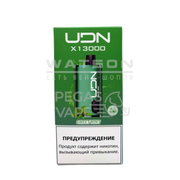 Электронная сигарета UDN BAR X 13000  (Сладкая мята) - Купить с доставкой в Красногорске