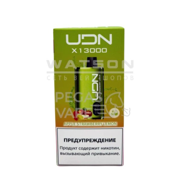 Электронная сигарета UDN BAR X 13000  (Яблоко клубника лимон) - Купить с доставкой в Красногорске