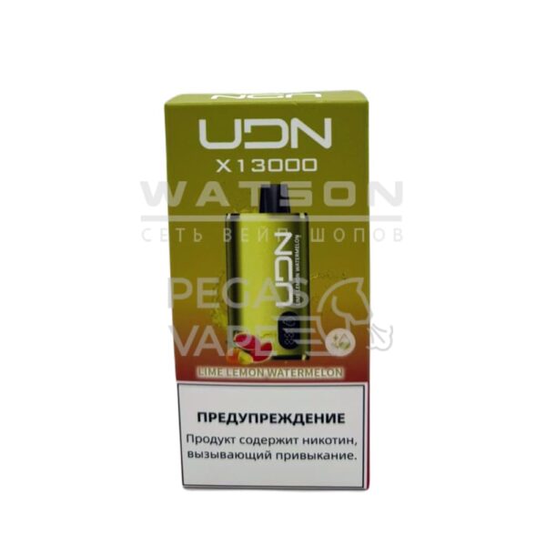 Электронная сигарета UDN BAR X 13000  (Лайм лимон арбуз) - Купить с доставкой в Красногорске