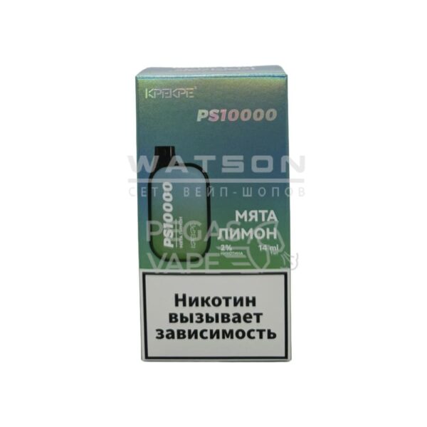 Электронная сигарета ATTACKER KPEKPE PS 10000 (Мята лимон) - Купить с доставкой в Красногорске