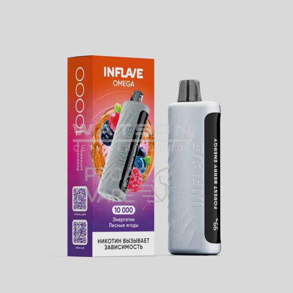 Электронная сигарета INFLAVE OMEGA 10000 (Энергетик лесные ягоды) - Купить с доставкой в Красногорске