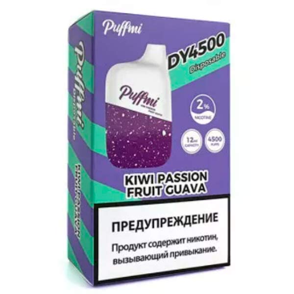 Электронная сигарета PUFF MI DY  4500 (Киви маракуйя гуава) - Купить с доставкой в Красногорске