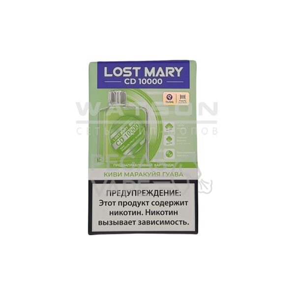 Картридж LOST MARY CD 10000 (Киви маракуйя фрукт гуава) - Купить с доставкой в Красногорске