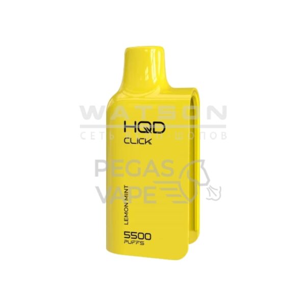 Картридж HQD CLICK 5500 (Мята лимон) - Купить с доставкой в Красногорске