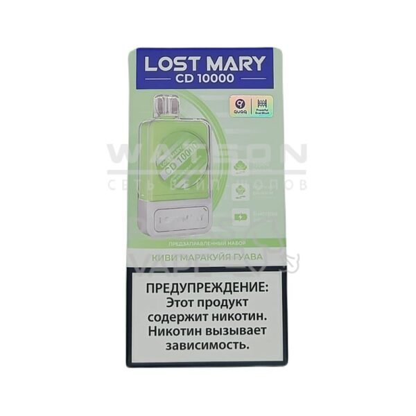 POD-система LOST MARY CD 10000 Киви маракуйя фрукт гуава - Купить с доставкой в Красногорске