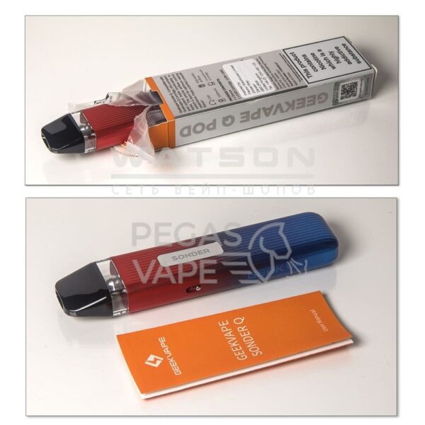 по России в интернет-магазине SHERLOCK-TABAK|POD-система GEEKVAPE SONDER Q  (White) - Купить с доставкой в Красногорске