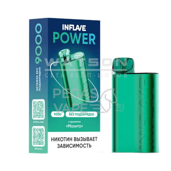Электронная сигарета INFLAVE POWER 9000 (Мохито) - Купить с доставкой в Красногорске