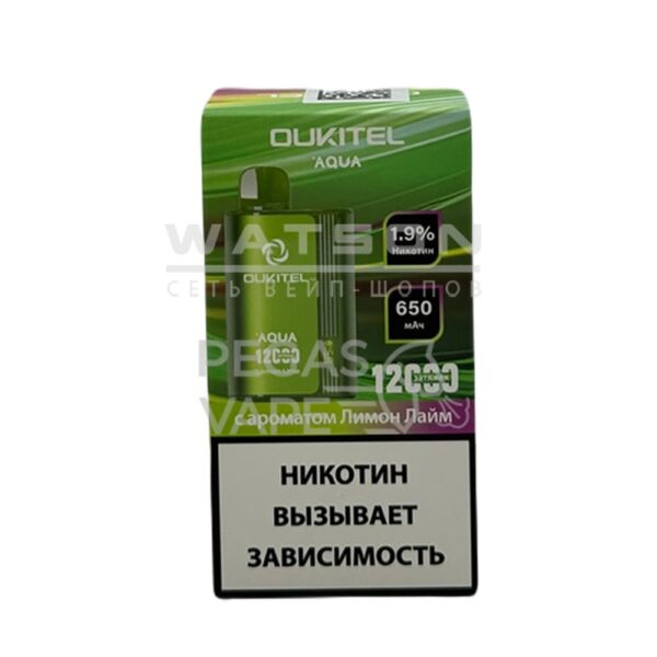 Электронная сигарета OUKITEL AQUA 12000 (Лимон лайм) - Купить с доставкой в Красногорске