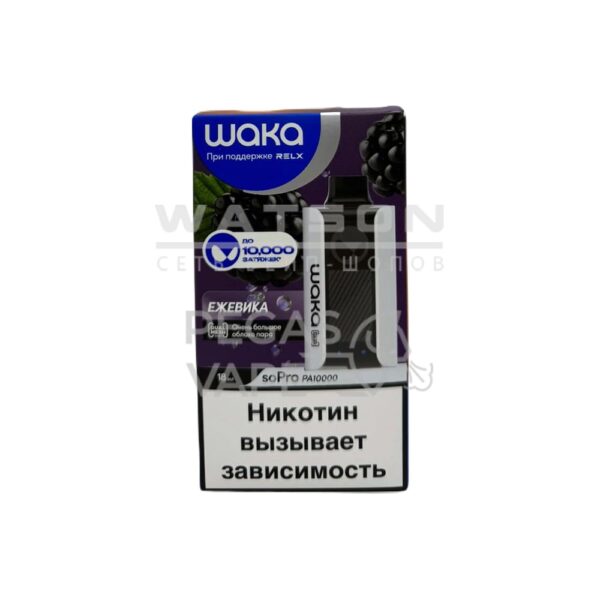 Электронная сигарета WAKA SoPro PA 10000 Blackberry Splash  (Ежевика) - Купить с доставкой в Красногорске