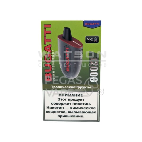 Электронная сигарета BUGATTI 12000 (Тропический поворот) - Купить с доставкой в Красногорске