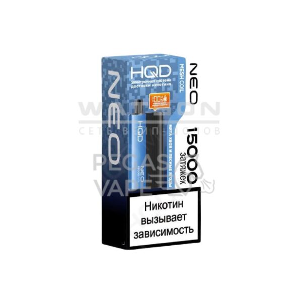 Электронная сигарета HQD NEO 15000 (Мята хвоя и лесные ягоды) - Купить с доставкой в Красногорске