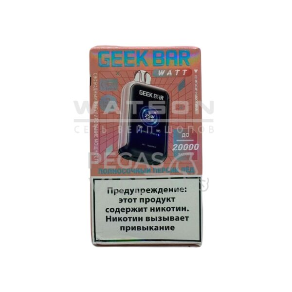 Электронная сигарета Geek Bar Watt 20000 (Сочный персик