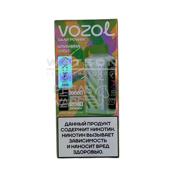 Электронная сигарета VOZOL GEAR POWER 20000 (Клубника киви) - Купить с доставкой в Красногорске