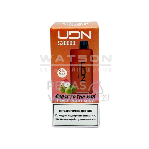 Электронная сигарета UDN S 20000 (Персик груша) - Купить с доставкой в Красногорске